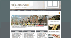 Desktop Screenshot of gehorighuis.nl
